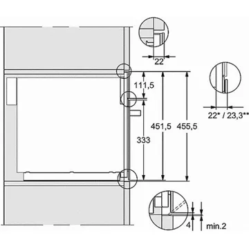 Micro ondes grill encastrable MIELE M 7244 TC NR – Image 3