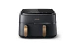 Friteuse sans huile Philips NA352/04 Airfryer 9L noir double panier Accessoires inclus