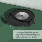 iRobot Roomba Combo J7+ Robot Aspirateur et Laveur avec Système de vidage automatique – Détecteur de tapis et moquettes – Image 5