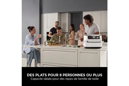 Friteuse sans huile Philips NA352/04 Airfryer 9L noir double panier Accessoires inclus – Image 2