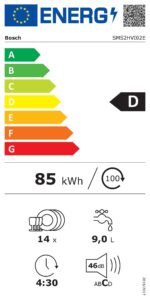 BOSCH - Lave vaisselle 60 cm SMS26AI01F, Série 2, VarioSpeed Plus - Image 9
